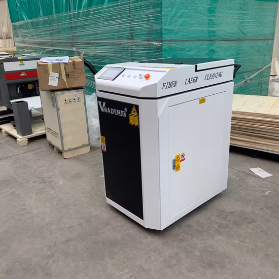 50W 100W 200W Mopa 녹 페인트 제거 배낭 펄스 레이저 청소 기계