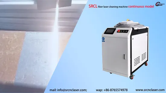 휴대용 산업용 섬유 Maquina 3000W 섬유 레이저 청소